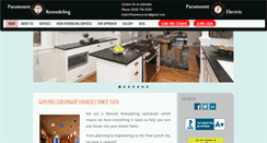 Desktop Screenshot of paramountremodelingco.com